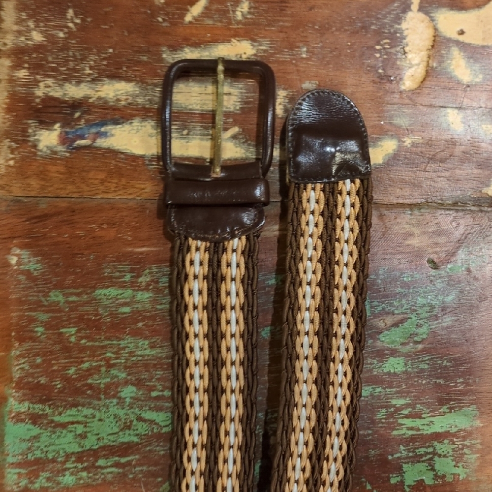 Stylish Brown and Tan Men's Belt